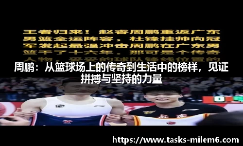 周鹏：从篮球场上的传奇到生活中的榜样，见证拼搏与坚持的力量